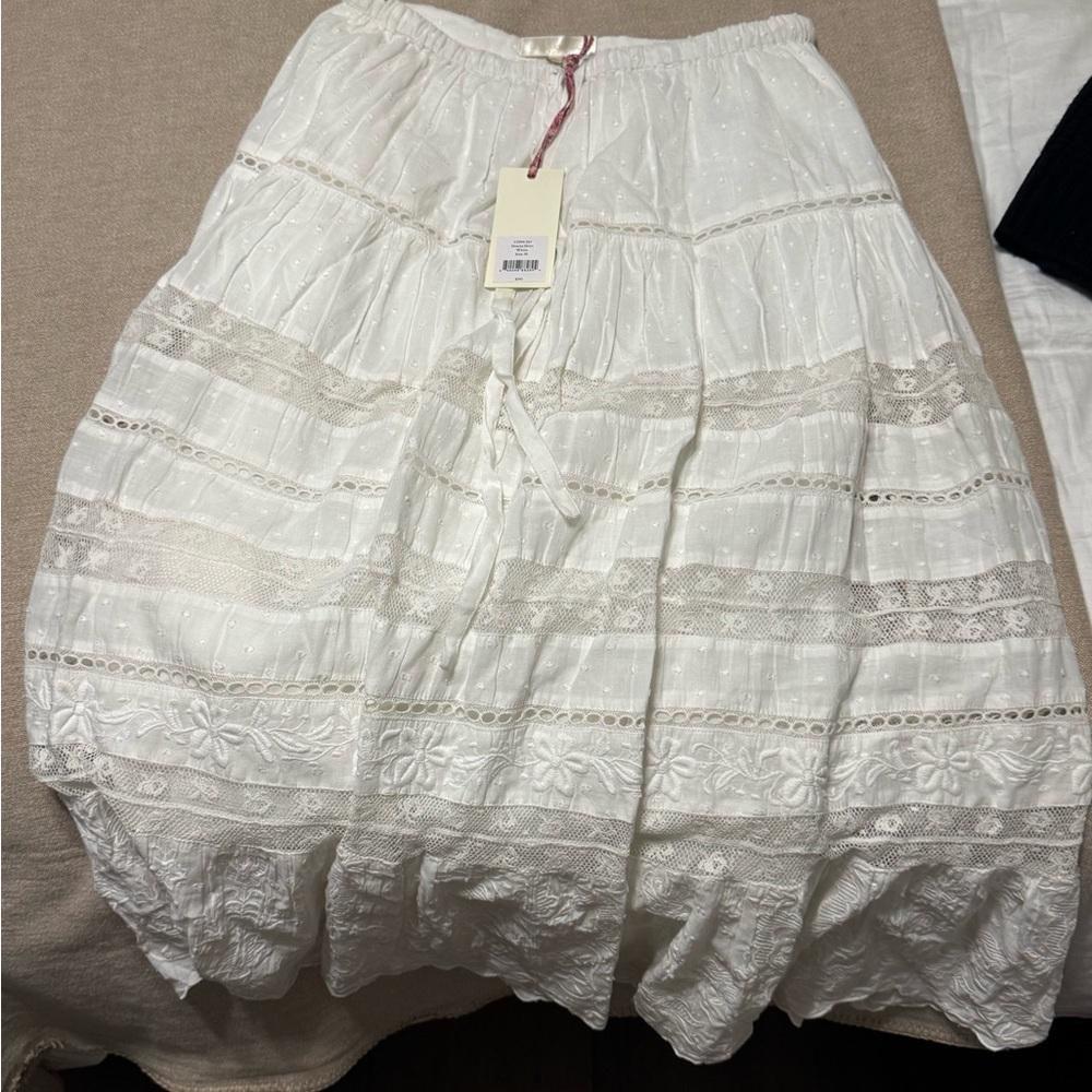 LoveShackFancy Donna Skirt